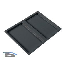 NINKA Einzeldeckel 21 Liter Kunststoff Dunkelgrau