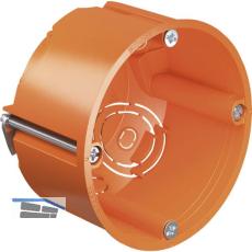 Hohlwanddose, Tiefe 46 mm, � 68 mm, orange