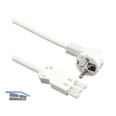 Anschlussleitung Ger�tekupplung GST18/Schukostecker 2000 mm wei�
