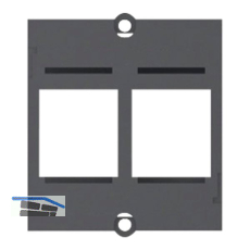 BACHMANN Modul 2x Keystone schwarz