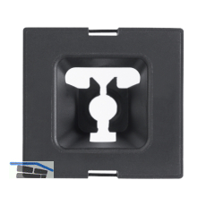 EVOline Wechselmodul Kabeldurchlass, schwarz