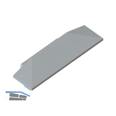 BILTON Endkappe Einbauprofil CT000E-A, Aluminium eloxiert