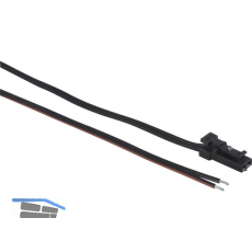 Anschlussleitung 12 V/DC mit Stecker und verzinnten Enden, L�nge 2000mm