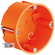 Hohlwanddose, Tiefe 35 mm, � 68 mm, orange