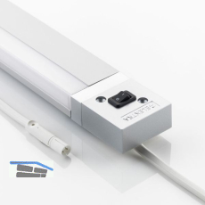 ELEKTRA Schaltermodul LD 8010A alufarbig inkl. Anschlussleitung mit Ministecker.