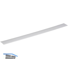 L&S Profilabdeckung Einbau Profil MECCANO MEC-2, 3000mm opal