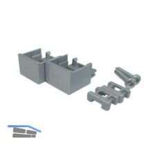 L&S Endkappen- Aufbauset zu Aluprofil MECCANO MEC-1, alufarbig