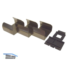 L&S Einbauset zu Aluprofil MECCANO MEC-2, alufarbig