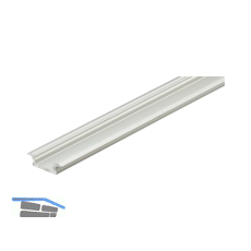 BILTON Aluminium Einbauprofil CT01 eloxiert, 3000mm ohne Abdeckung