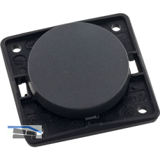 BERKER Integro Flow/Pure Ausschalter 1-polig anthrazit matt