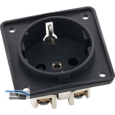 BERKER Integro Schuko-Steckdose mit erh�htem Ber�hrungsschutz, anthrazit matt