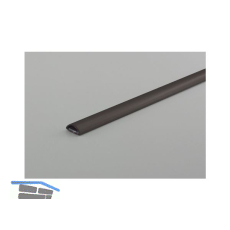 Kabelkanal Mini, L: 600 mm, B: 10 mm, H: 5 mm, Kunststoff schwarz