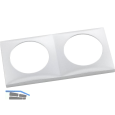 BERKER Integro Flow Rahmen 2-fach chrom matt lackiert