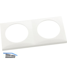 BERKER Integro Flow Rahmen 2-fach polarwei� gl�nzend