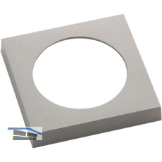 BERKER Integro Pure Rahmen 1-fach Edelstahl Effekt lackiert