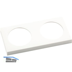 BERKER Integro Pure Rahmen 2-fach polarwei� gl�nzend