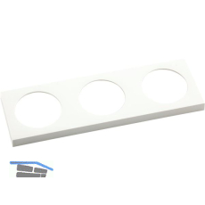 BERKER Integro Pure Rahmen 3-fach polarwei� gl�nzend