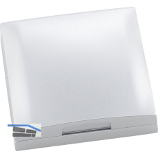 BERKER Integro Flow/Pure Rahmen 1-fach mit Klappdeckel chrom matt galvanisiert