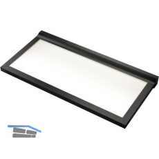 L&S Tablarleuchte Paper Shelf 900 mm schwarz