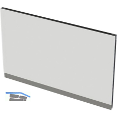 L&S Nischenleuchte K panel Dual Color 68W 1800mm schwarz opal