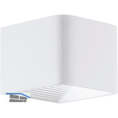 EGLO Wandleuchte Doninni 6W, IP44, 3000K warmwei�, wei�