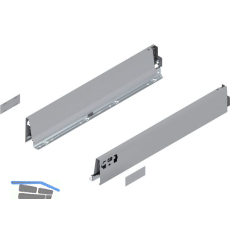 BLUM TANDEMBOX antaro SET H�he M, BLUMOTION M, 30kg, NL 350, grau RAL 9006