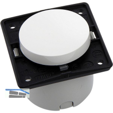 BERKER Integro Ausschalter vorkonfektioniert polarwei� gl�nzend ohne Rahmen