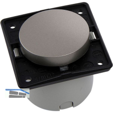 BERKER Integro Ausschalter vorkonfektioniert Edelstahl Effekt ohne Rahmen