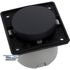 BERKER Integro Ausschalter vorkonfektioniert anthrazit matt ohne Rahmen