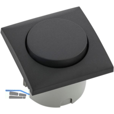 BERKER Integro Flow Ausschalter vorkonfektioniert anthrazit matt