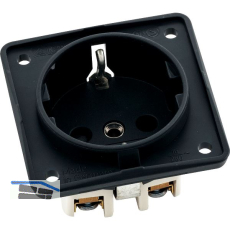 BERKER Integro Schuko-Steckdose, schwarz matt