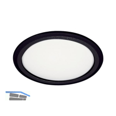 ELEKTRA Einbauleuchte 8001B-78, neutralwei�, � 82 mm, schwarz