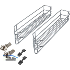 VS SUB Side Ablage-Set Saphir 45� links KB 150 mm Silber