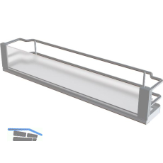 VS SUB Side Ablage-Set Artline 90� KB 150 mm Silber/Wei�/Glas satiniert