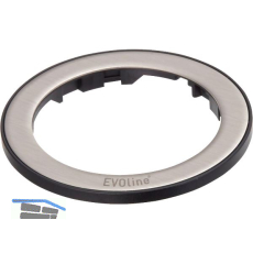 EVOline One Abdeckring schwarz/Edelstahl