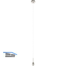 EGLO H�ngeleuchte Pasteri Pro 1 x E27 ohne Schirm, f�r Schirm 150-530 mm nickel