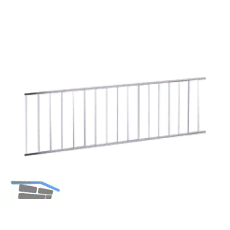 Drahtgitter 2110 x 120 mm Stahldraht Silber