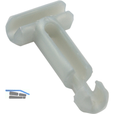 Mittelverbinder Kunststoff Silber