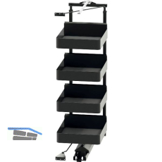 VS TAL Gate Hochschrankauszug Set Planero 1200 - 1450 mm KB 450 mm Lava