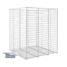 VS Allzweckkorb 380 x 460 x 380 mm Stahldraht Silber