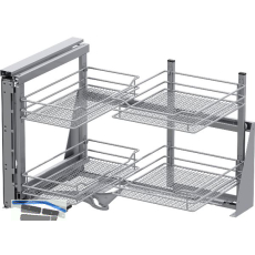 VS COR Fold Eckauszug Set Saphir KB 900 mm links Silber