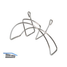 VS Schlauch-Kabelhalter Stahldraht Silber