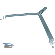 KESSEB�HMER Oberbodenwinkel f�r feste R�ckwand Revo 90 Stahl verzinkt