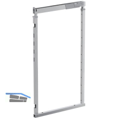 VS TAL Larder Rohrrahmen Set KB 300/EH 950 - 1200 mm Silber