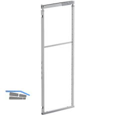 VS TAL Larder Rohrrahmen Set KB 300/EH 1450 - 1700 mm Silber