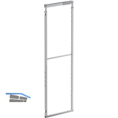 VS TAL Larder Rohrrahmen Set KB 300/EH 1700 - 1950 mm Silber
