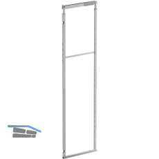 VS TAL Larder Rohrrahmen Set KB 300/EH 1900 - 2140 mm Silber