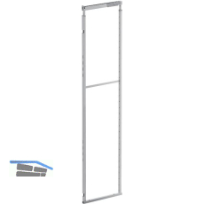 VS TAL Larder Rohrrahmen Set KB 300/EH 2140 - 2330 mm Silber