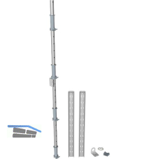 KESSEB�HMER Le Mans II Achsrohr 1250 mm Silber