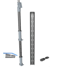 KESSEB�HMER Le Mans II Achsrohr 600 - 750 mm Anthrazit